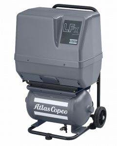 Atlas Copco LFx 2 3PH на тележке с ресивером