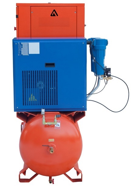 Станция компрессорная на ресивере с осушителем ЗИФ-СВЭ-1,2/1,6 ШМ  ОиР-500