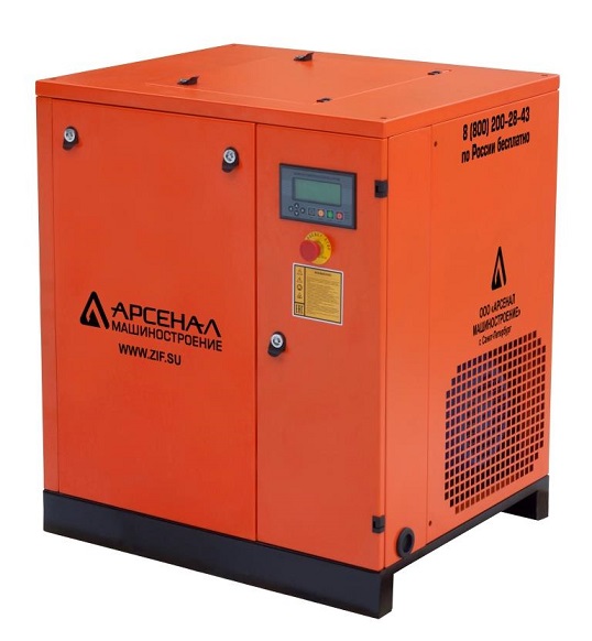 Станция компрессорная электрическая с частотным регулированием ЗИФ-СВЭ-2/0,7 ШМЧ