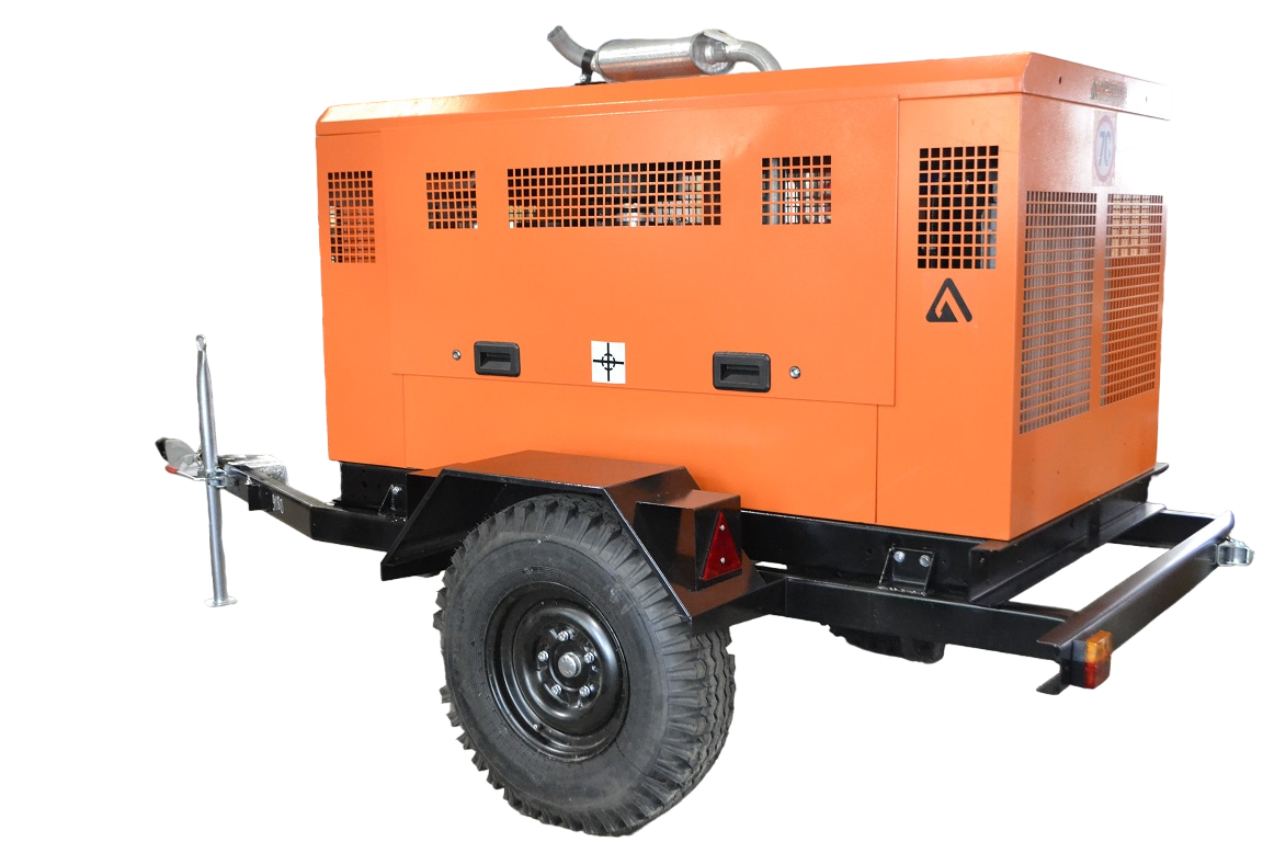 Компрессор дизельный ЗИФ-ПВ-5,5/1,0 F. Станция компрессорная передвижная (переносная) дизельная ЗИФ