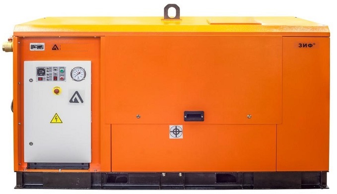 Станция компрессорная электрическая уличная ЗИФ-СВЭ-12,0/1,0 в кожухе