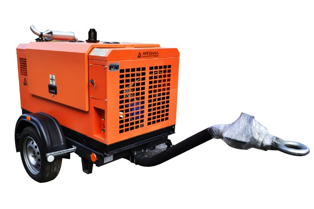 Компрессор дизельный ЗИФ-ПВ-4,0/1,3 F. Станция компрессорная передвижная (переносная) дизельная ЗИФ