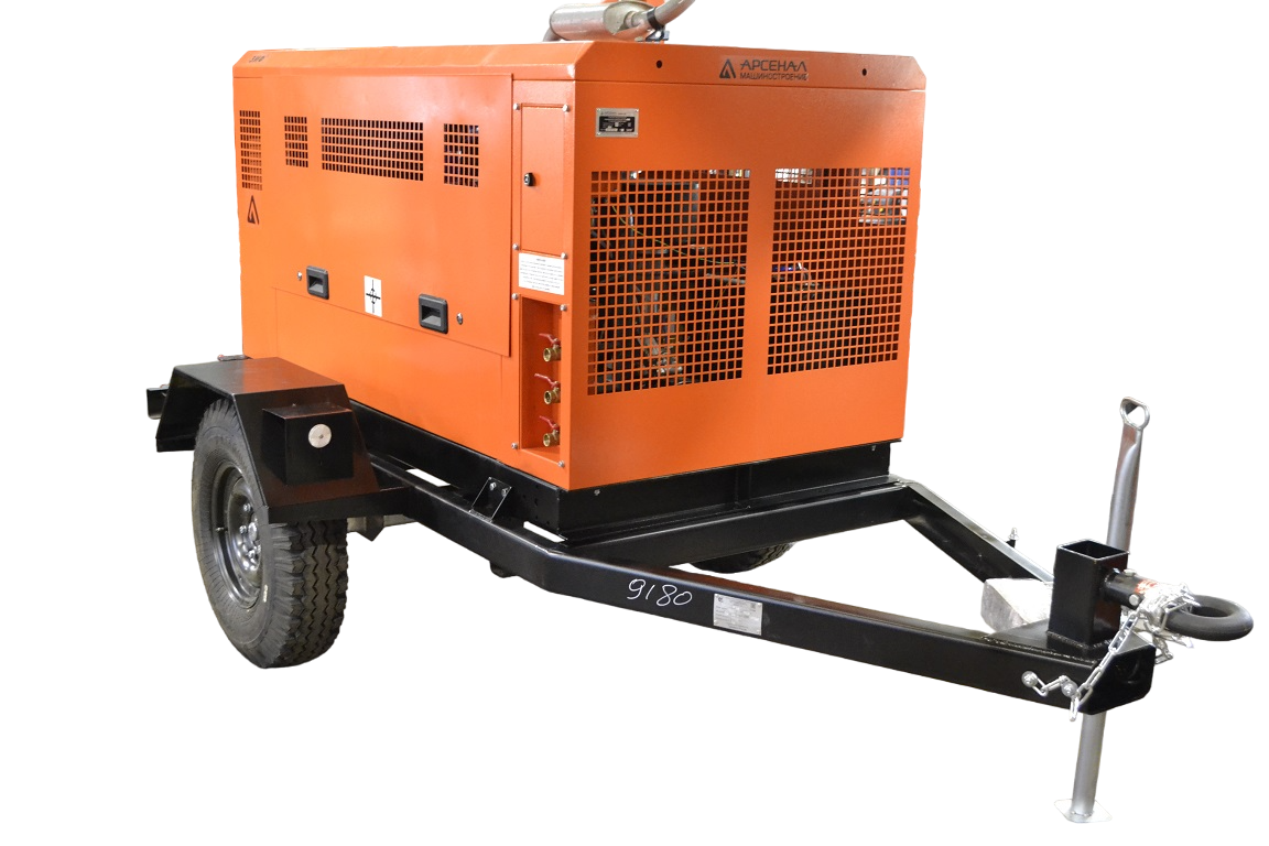 Компрессор дизельный ЗИФ-ПВ-4,0/1,2 F. Станция компрессорная передвижная (переносная) дизельная ЗИФ